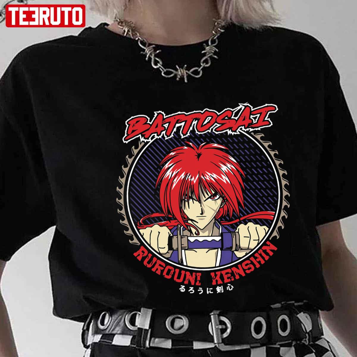 Kenshin Himura, Rurouni Kenshin: Meiji Kenkaku Romantan Essential T-Shirt  for Sale by KichiYou7