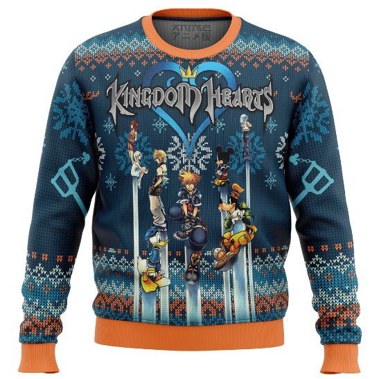 Kingdom Hearts Christmas Ugly Wool Knitted Sweater