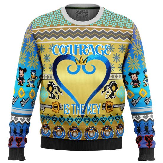 Kingdom Hearts Gift Fan Christmas Ugly Wool Knitted Sweater