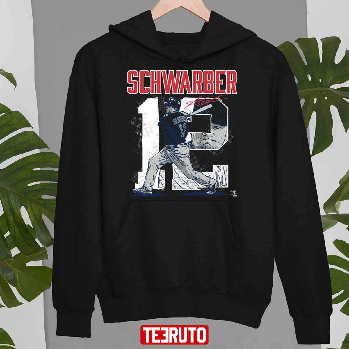 Kyle Schwarber Player Number Apparel Philadelphia Phillies Unisex Hoodie