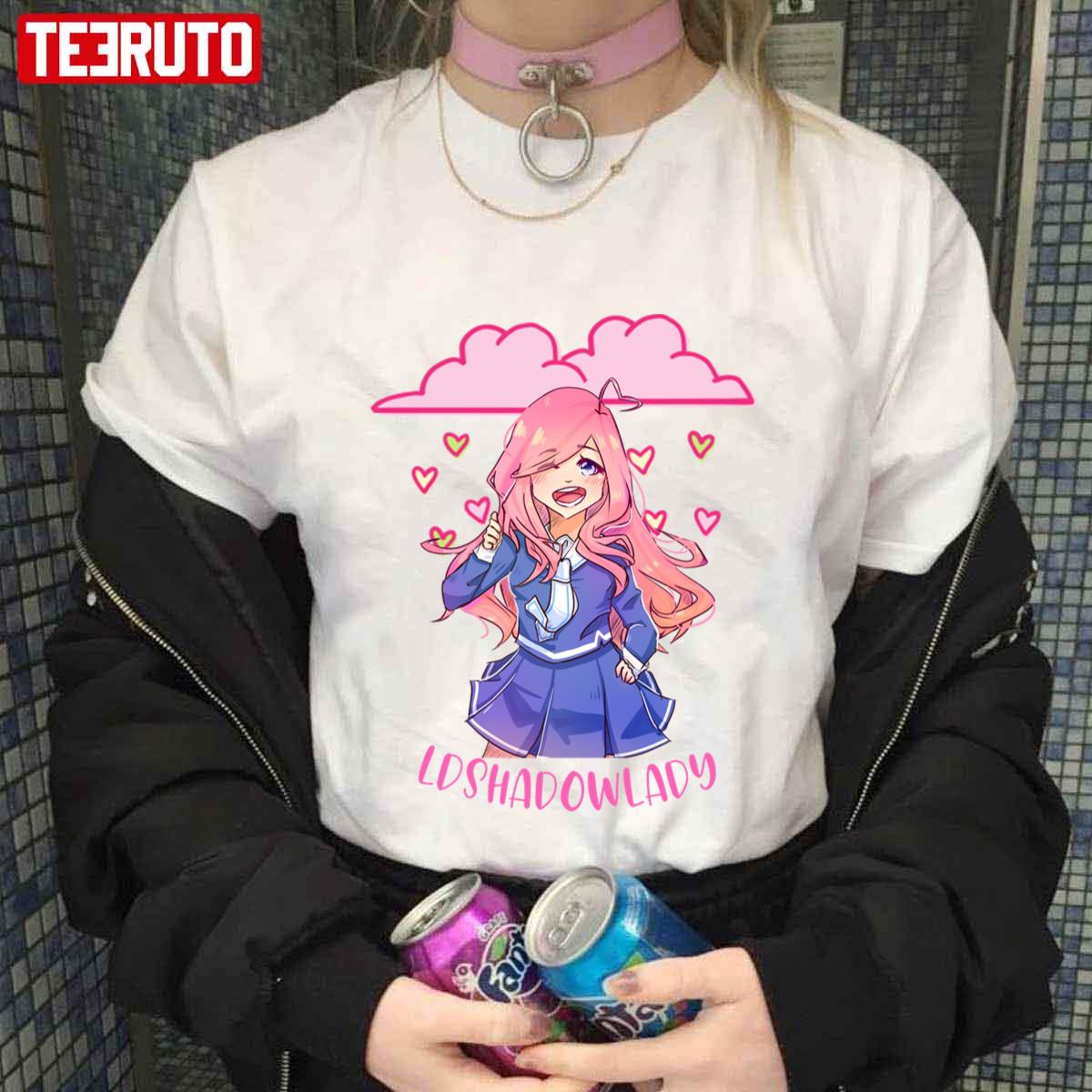 Ldshadowlady Lizzie Youtuber Art Unisex T-shirt - Teeruto