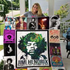 Legend Jimi Hendrix Collection Quilt Blanket