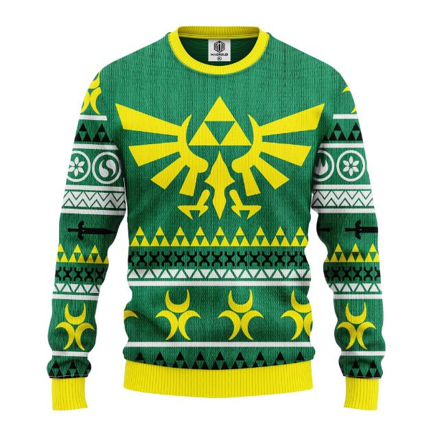 Legend of Zelda Symbol Ugly Christmas Sweater