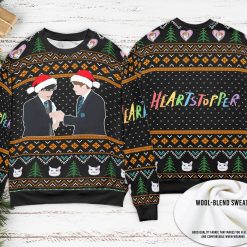 LGBTQ Mery Christmas LGBT Pride Heartstopper Nick And Charlie Ugly Christmas Sweater