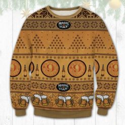 Magic Hat Beer Christmas Wool Knitted Sweater
