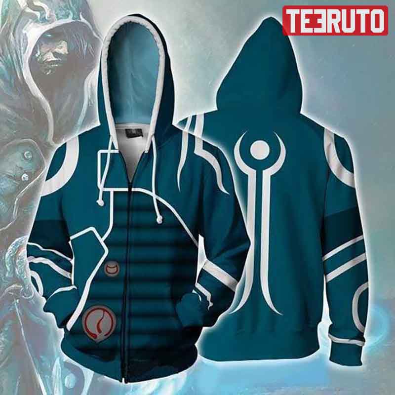 Magic The Gathering Cosplay Zip Up Jacket Hoodie