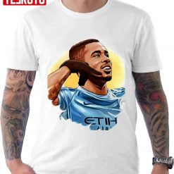 Manchester City Gabriel Jesus Art Unisex T-shirt