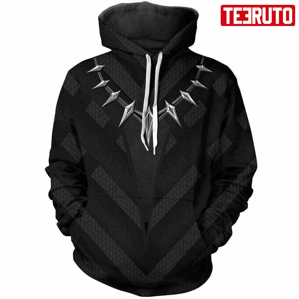Marvel Black Panther King’s Mantle Cosplay Hd 3d Aop Hoodie