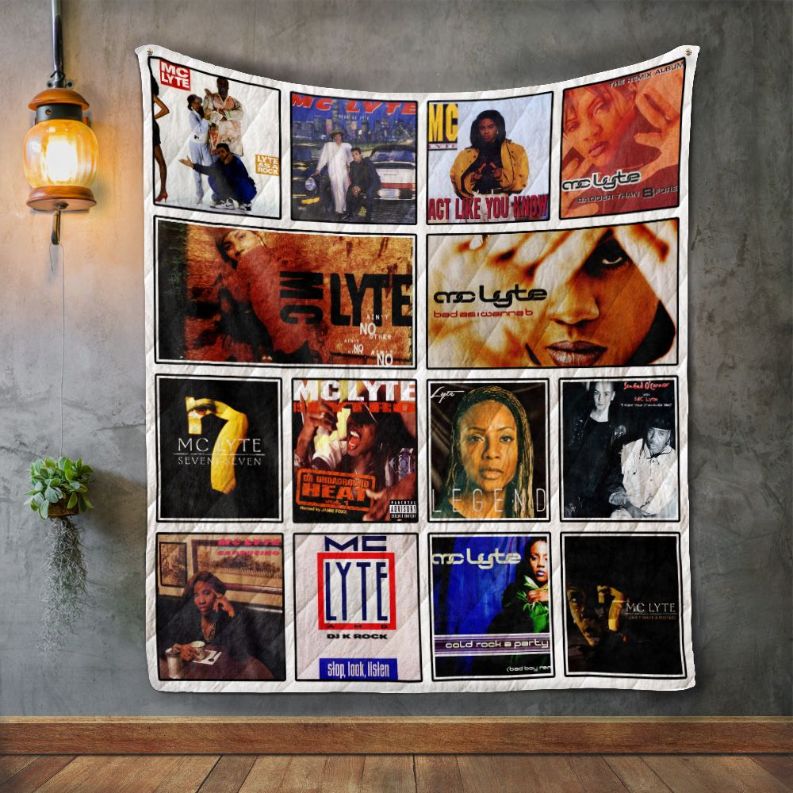 Mc Lyte Rap Quilt Blanket - Teeruto