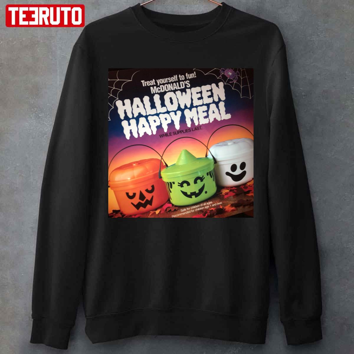 Mcdonald’s Halloween Pail Treat Yourself To Fun Unisex Sweatshirt