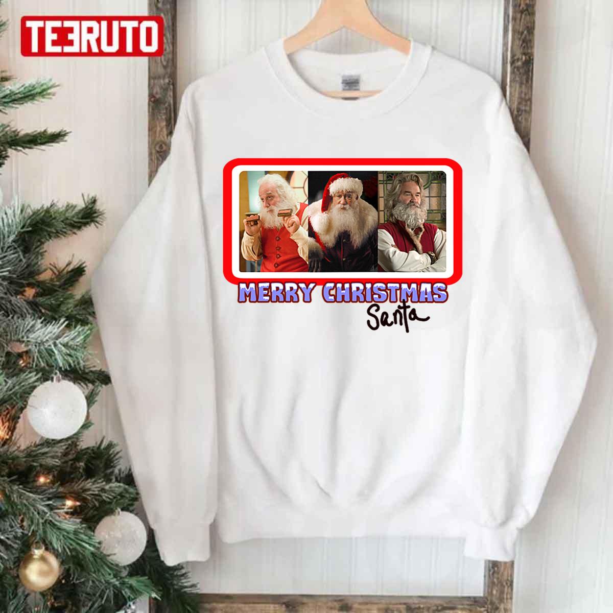 Merry Christmas From Your Favorite Movie Santa Claus Unisex Sweatshirt Merry Christmas From Your Favorite Movie Santa Claus Unisex Sweatshirt