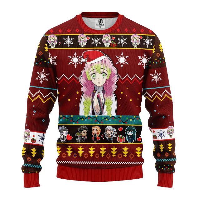 Mitsuri Kanroji Demon Slayer Anime Ugly Christmas Sweater