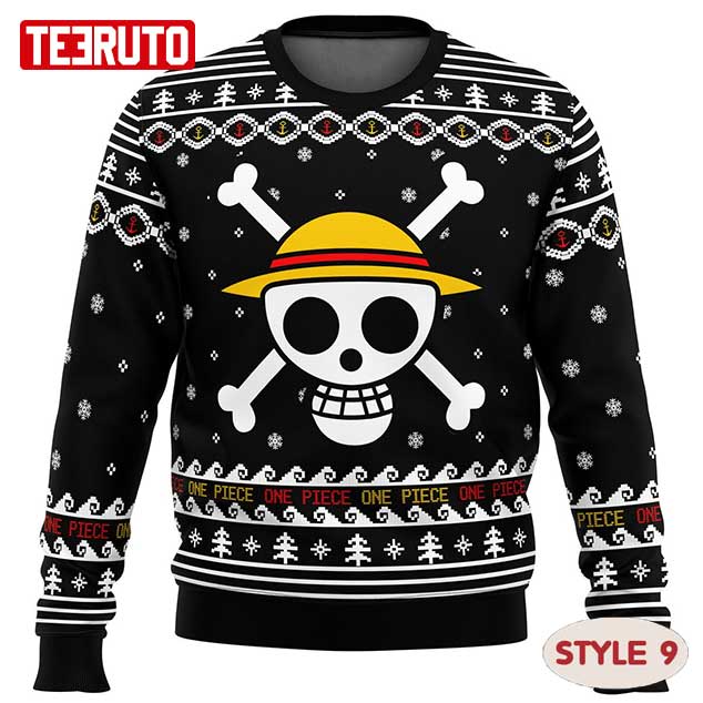 Merry Christmas From Luffy And Chopper One Piece Luffy And Chopper One Piece  Anime Unisex Sweatshirt - Teeruto