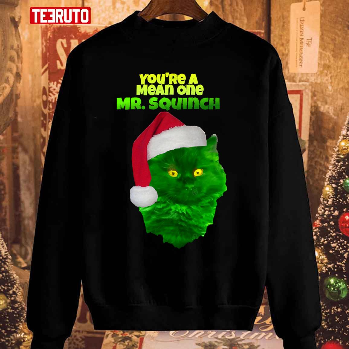 grinch cat sweater