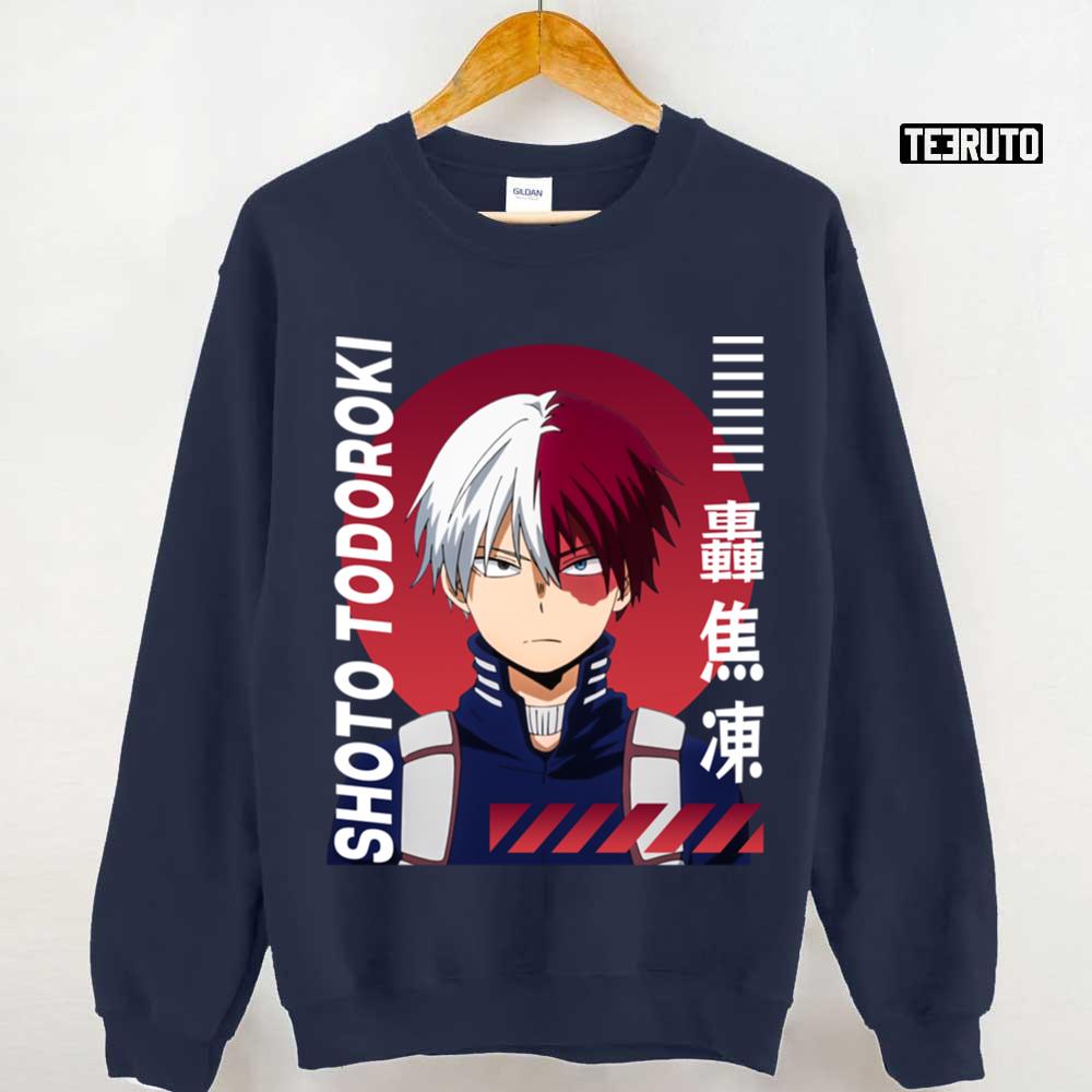 My Hero Academia Shoto Todoroki Fire Bnha Unisex T Shirt Teeruto