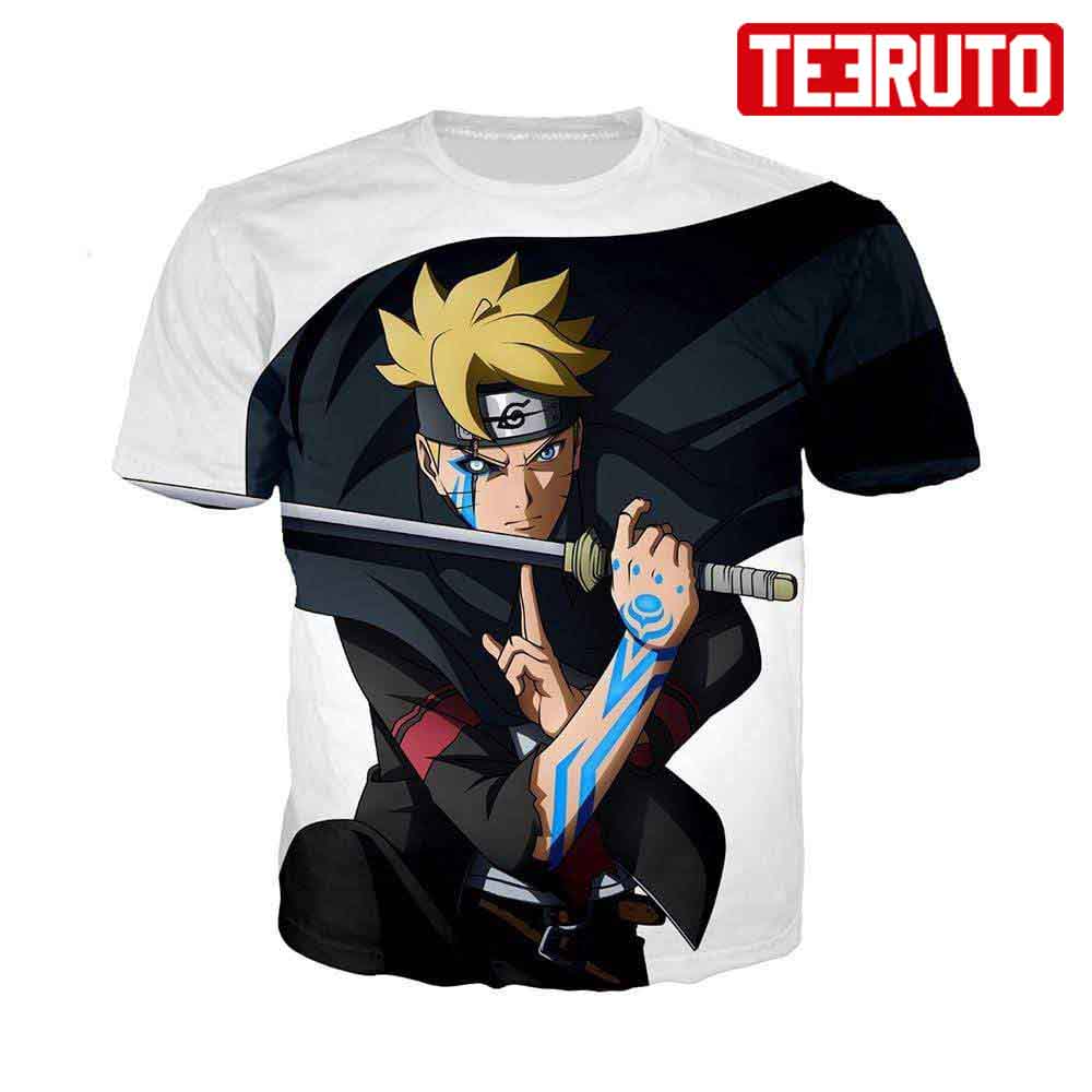 Naruto – Boruto Defending Graphic Tee 3D AOP T-Shirt