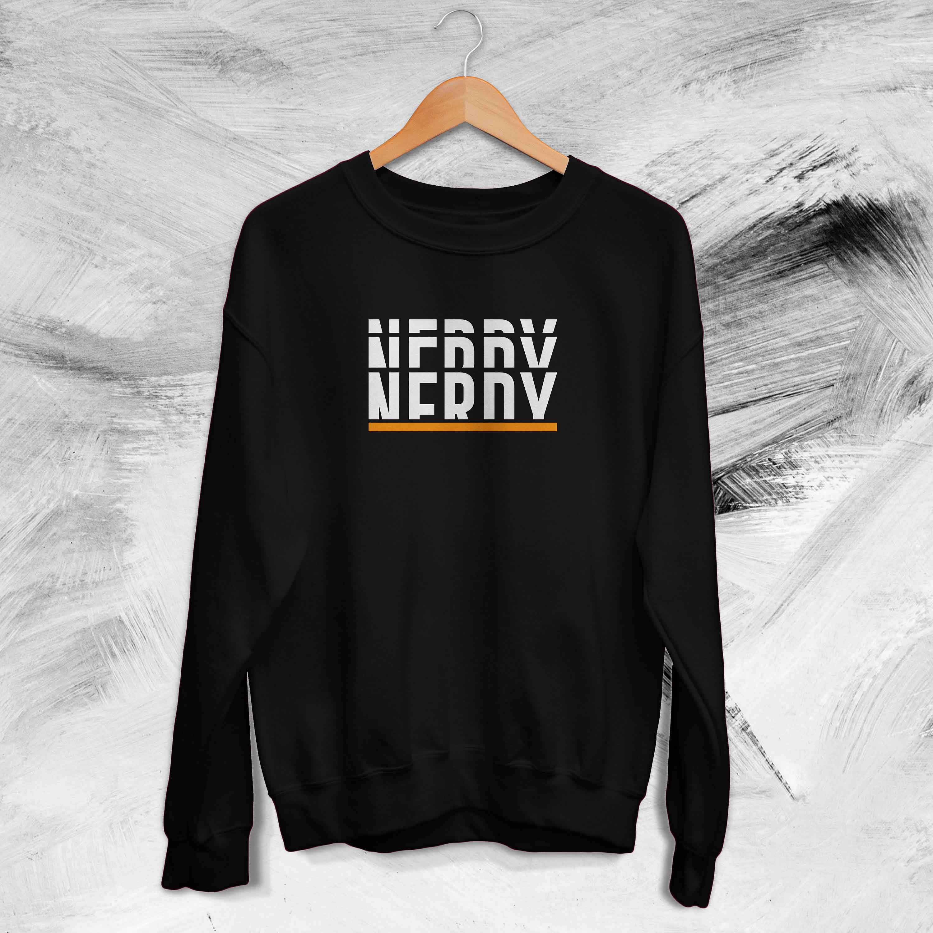 Nerdy Minimalist Aesthetic Design Unisex Sweatshirt