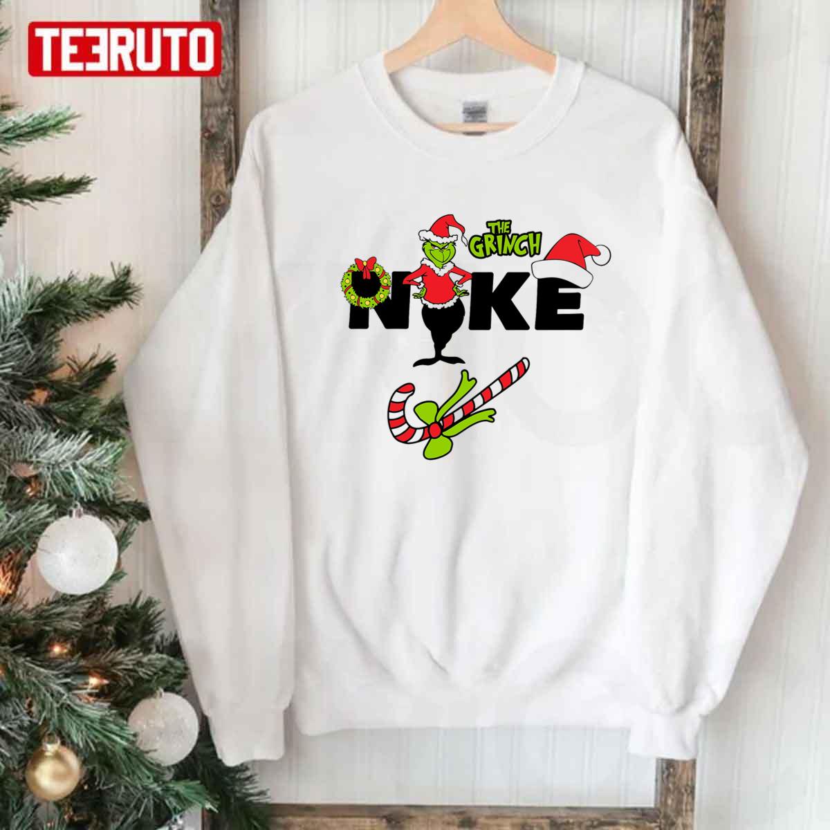 Nike X The Grinch Christmas Merry Xmas Unisex Sweatshirt