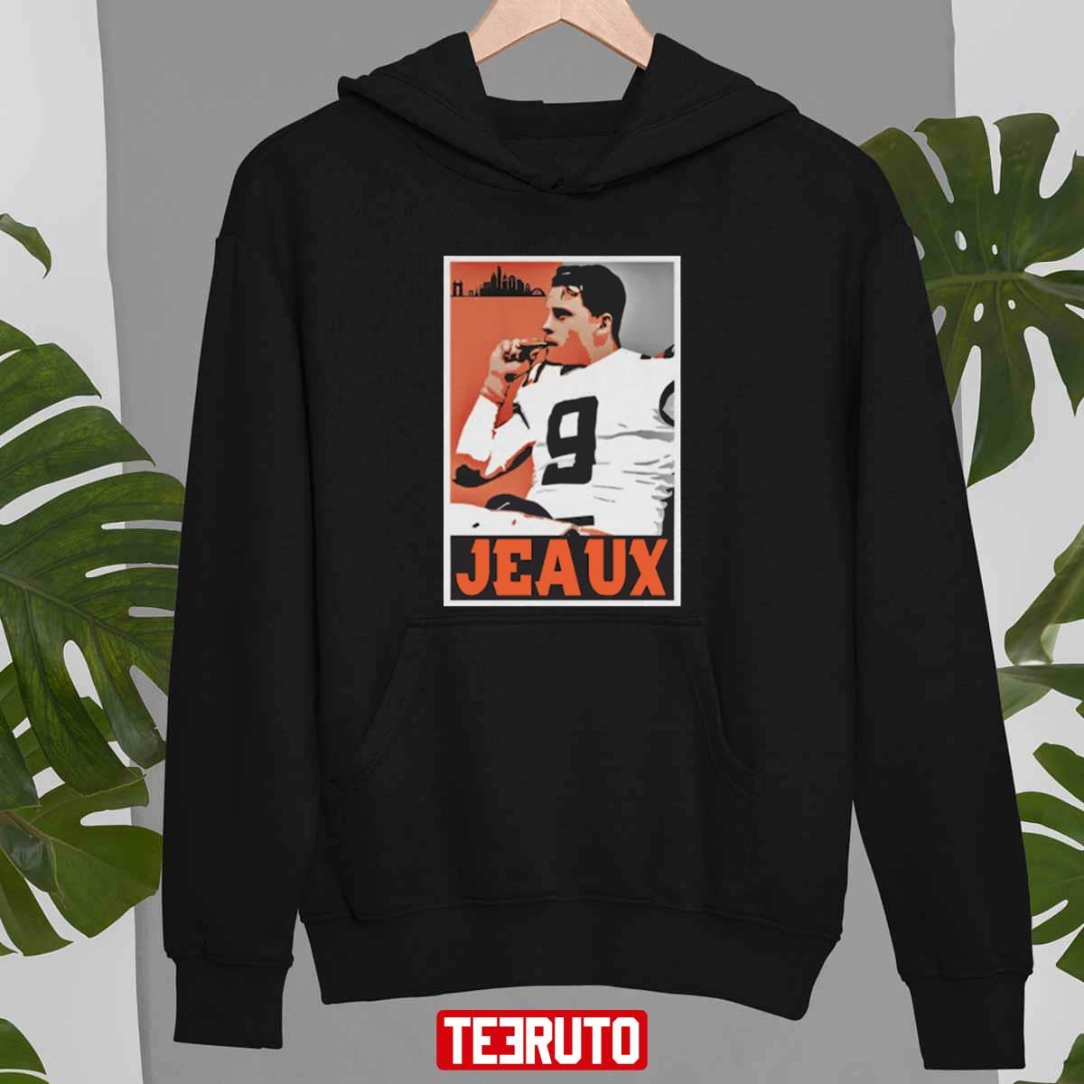 Joe Burrow Smoking Cigar shirt, hoodie, sweater, long sleeve and