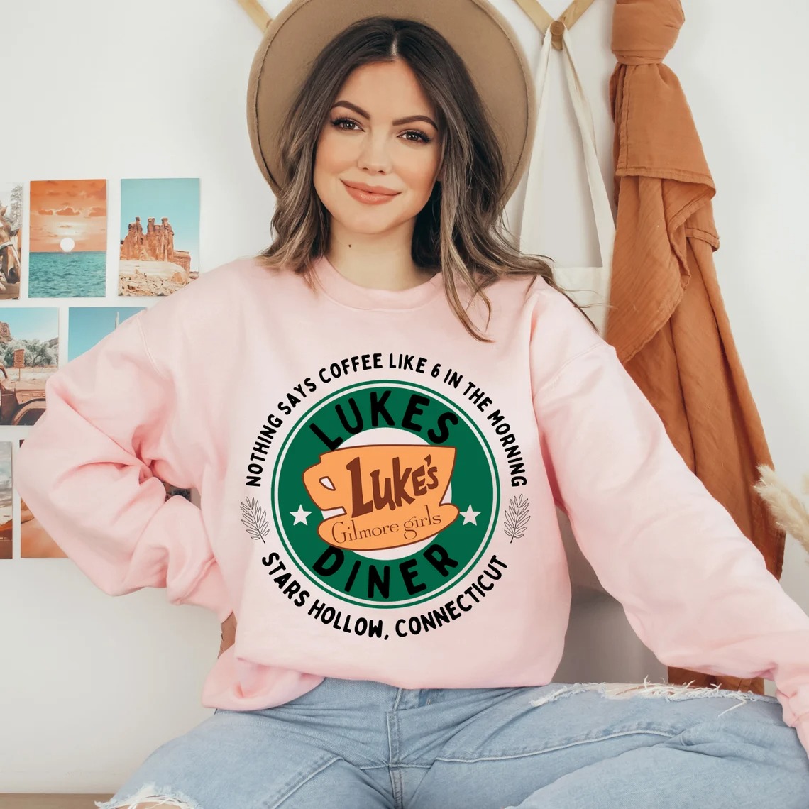 Plus Size Gilmore Girls Coffee Girls Graphic T-Shirt - Grey - Womens Large