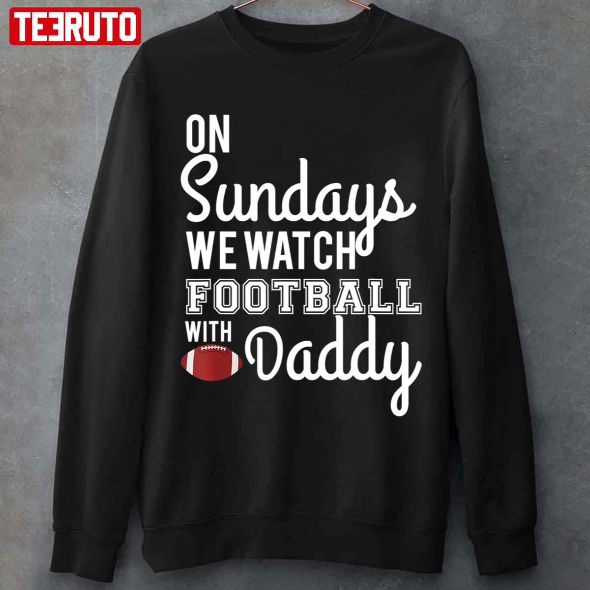 Unisex Sundays Are For Football Gray Crewneck Sweatshirt