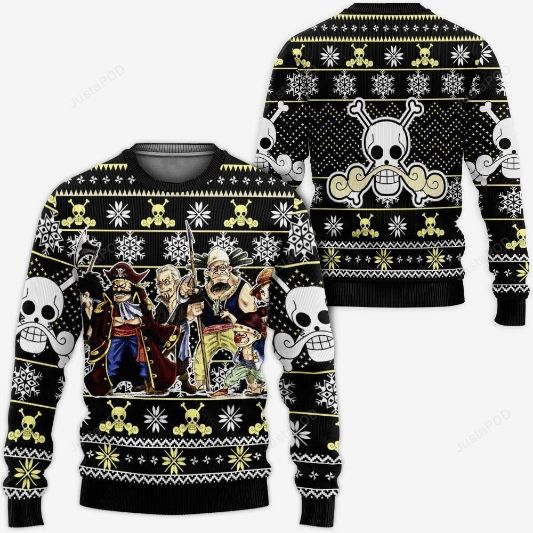 One Piece Anime Wool Knitted Ugly Sweater