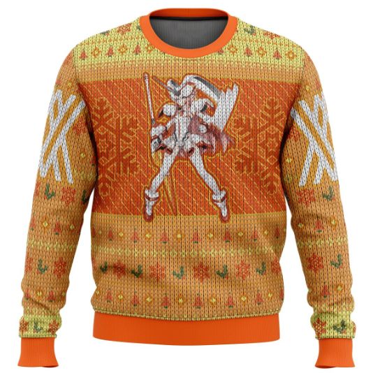 Orange Darling In The Franxx Anime Strelizia Ugly Wool Knitted Sweater