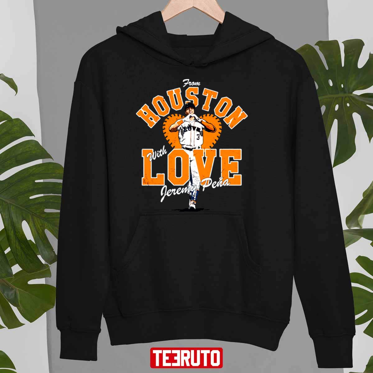 Orange design jeremy pena houston astros love shirt, hoodie, sweater, long  sleeve and tank top