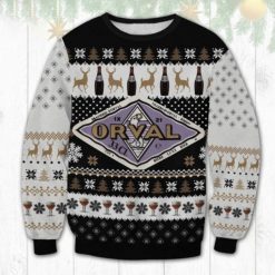Orval Beer Xmas Ugly Wool Knitted Sweater