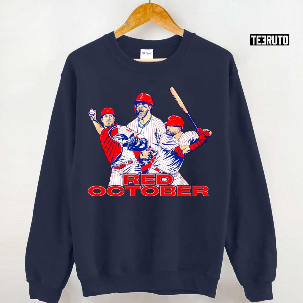 Philadelphia Red October Baseball Design Unisex Sweatshirt