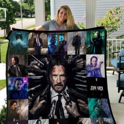 Photography John Wick Poster Quilt Blanket