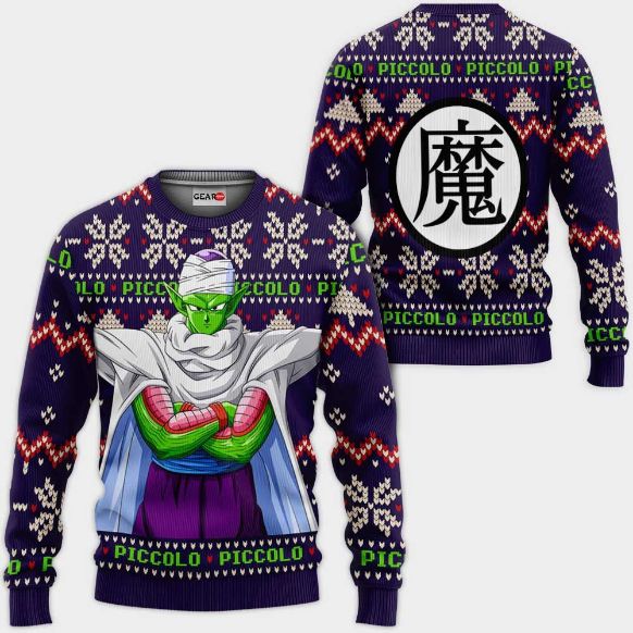 Piccolo Anime Dragon Ball Ugly Wool Knitted Sweater
