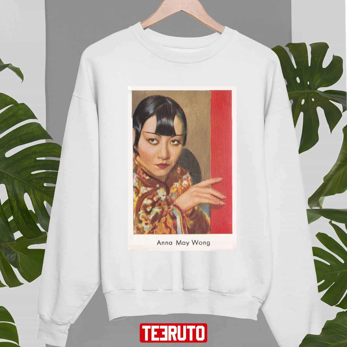Portrait Anna May Wong Film Actress Vintage Unisex Sweatshirt