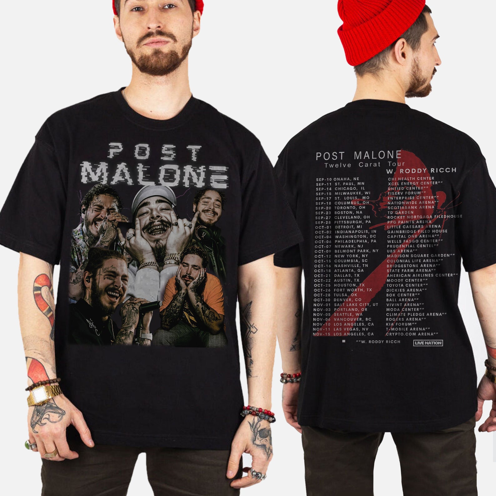 Post Malone Twelve Carat Toothache 2022 New Album Post Malone Music Unisex T-shirt