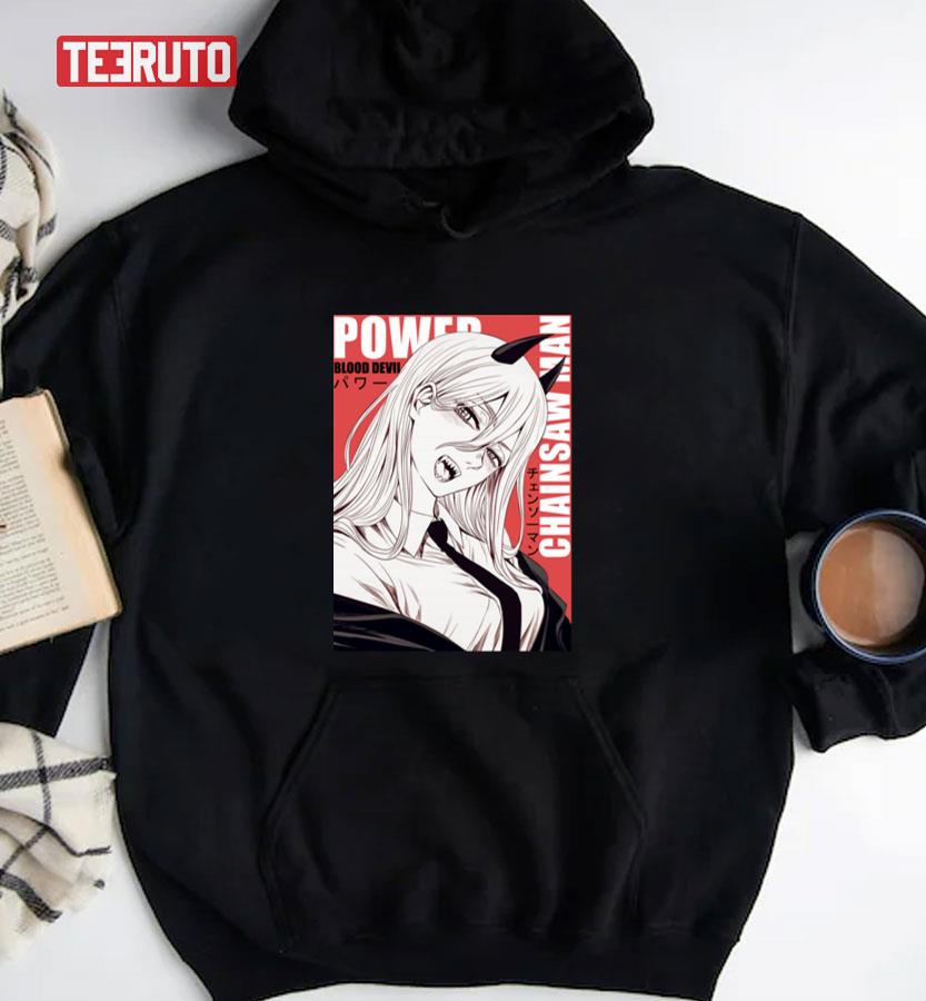 Power Blood Devil Black Tee, Official Apparel & Accessories, Atsuko - Chainsaw  Man