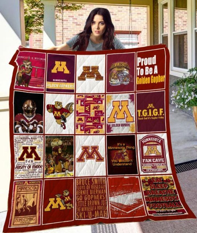 Custom Premium Quilt Blanket Minnesota Jersey Baseball