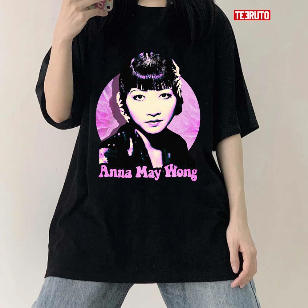 Retro Flower Anna May Wong Art Unisex T-shirt