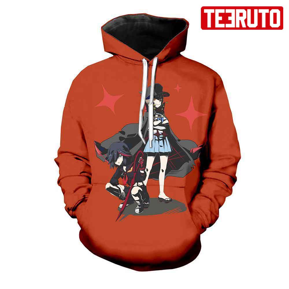 Ryuko & Mako – Kill La Kill Anime Hd 3d Aop Hoodie