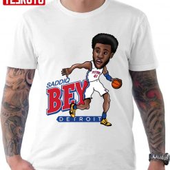 Saddiq Bey Detroit Pistons Vintage Unisex T-shirt