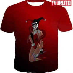 Sexy Dc Comic Villain Harley Quinn Cool Red Tee 3D AOP T-Shirt