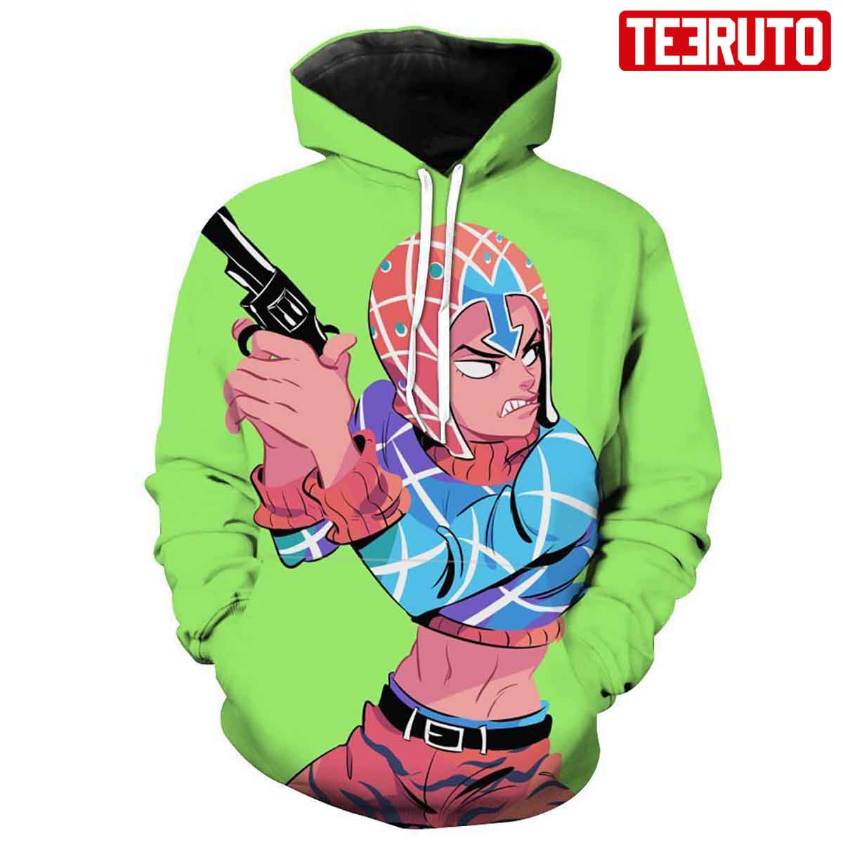Sexy Pistol Mista – Jojo’s Bizarre Adventure Anime Hd 3d Aop Hoodie