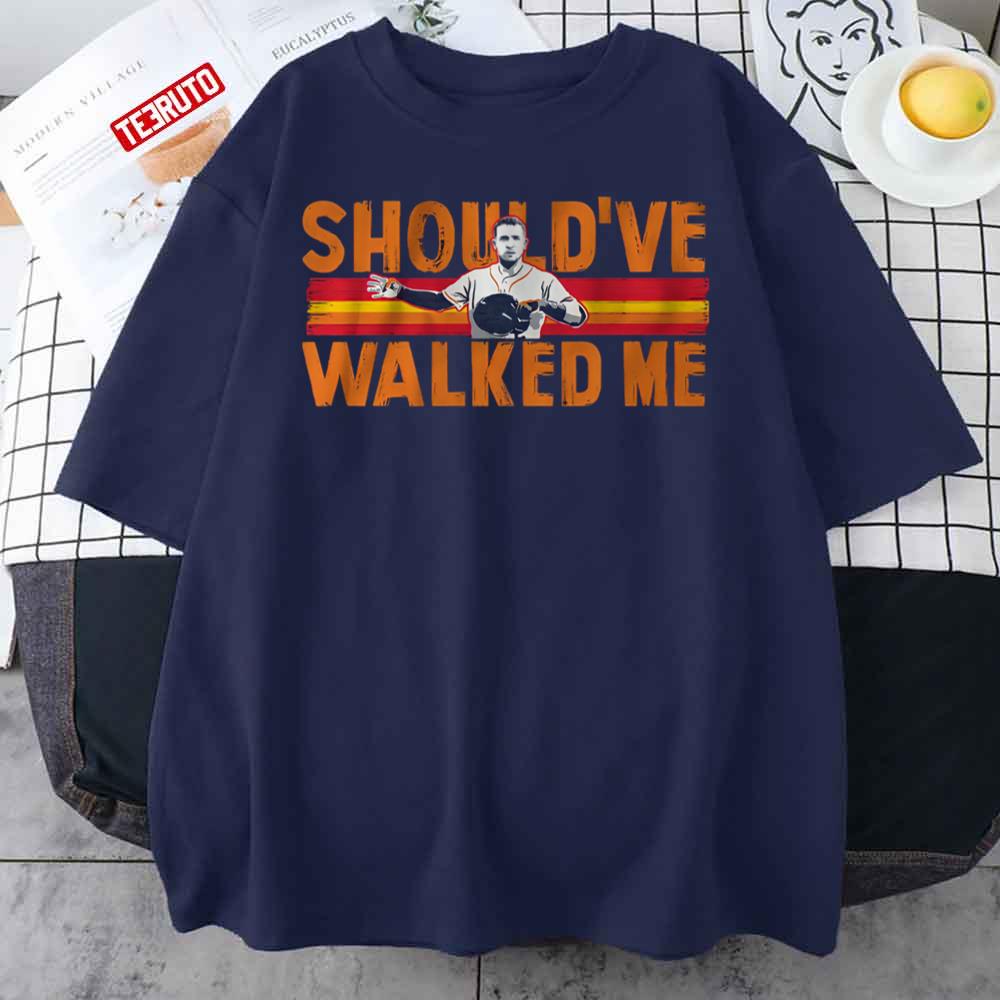 Should've walked me Alex Bregman shirt, hoodie, sweater, longsleeve