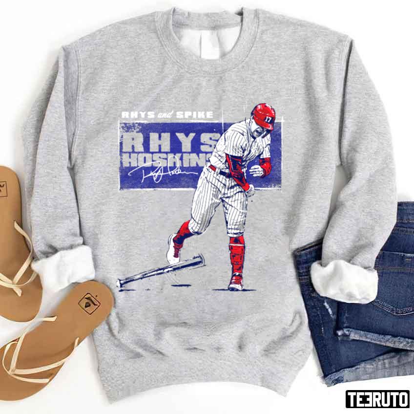 Rhys Hoskins Baseball Tee Shirt, Philadelphia Baseball Men's Baseball T- Shirt