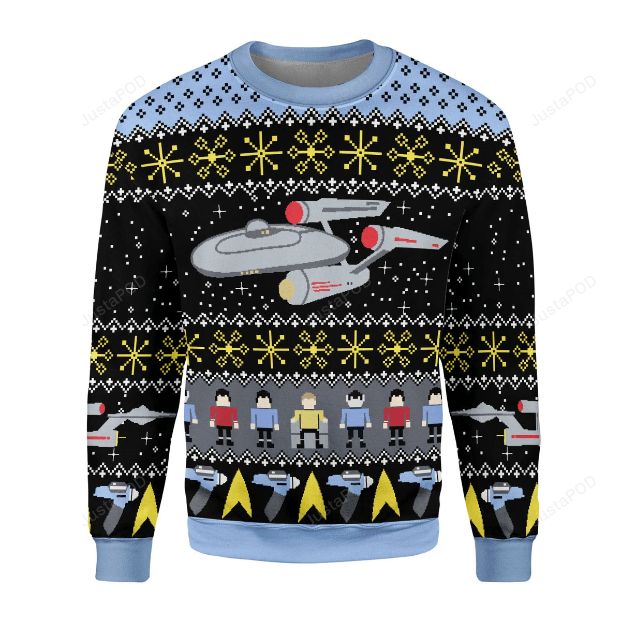 knitted star trek sweater