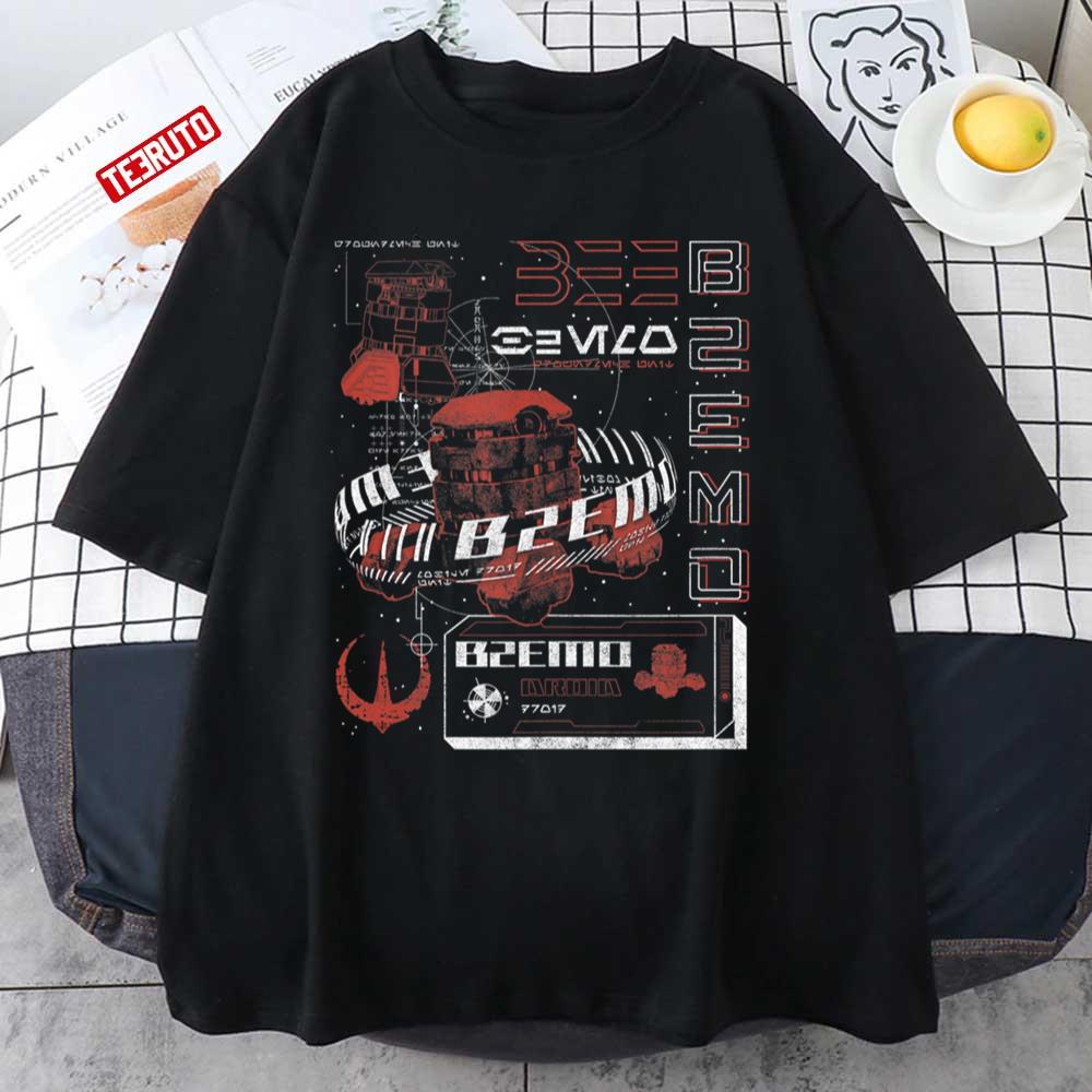 Star Wars Andor B2emo Droid Cyber Streetwear Style Unisex T-shirt