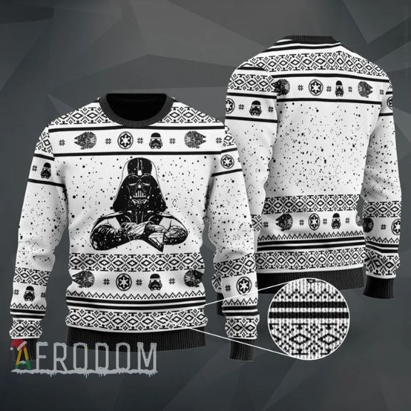 Star Wars Darth Vader Ugly Xmas Wool Knitted Sweater