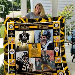 Steelers’ Jack Lambert Quilt Blanket