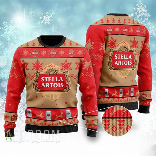 Stella Artois Ugly Christmas Sweater