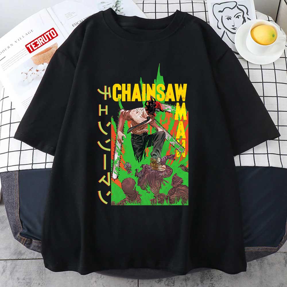 Strong Energy Chainsaw Man Brutal Graphic Gifts Unisex T-shirt