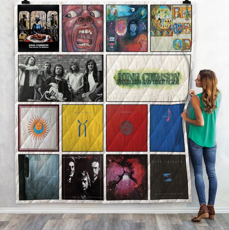 Studio Albums King Crimson Collected Quilt Blanket